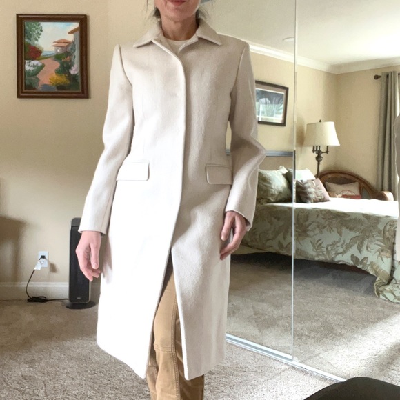 PRADA Single Breasted Wool Coat Size 44 - Picture 14 of 14